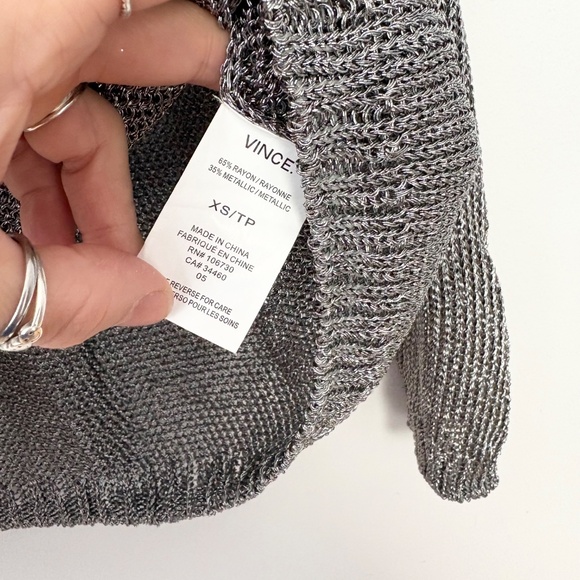 Vince metallic knit sweater - Picture 5 of 6